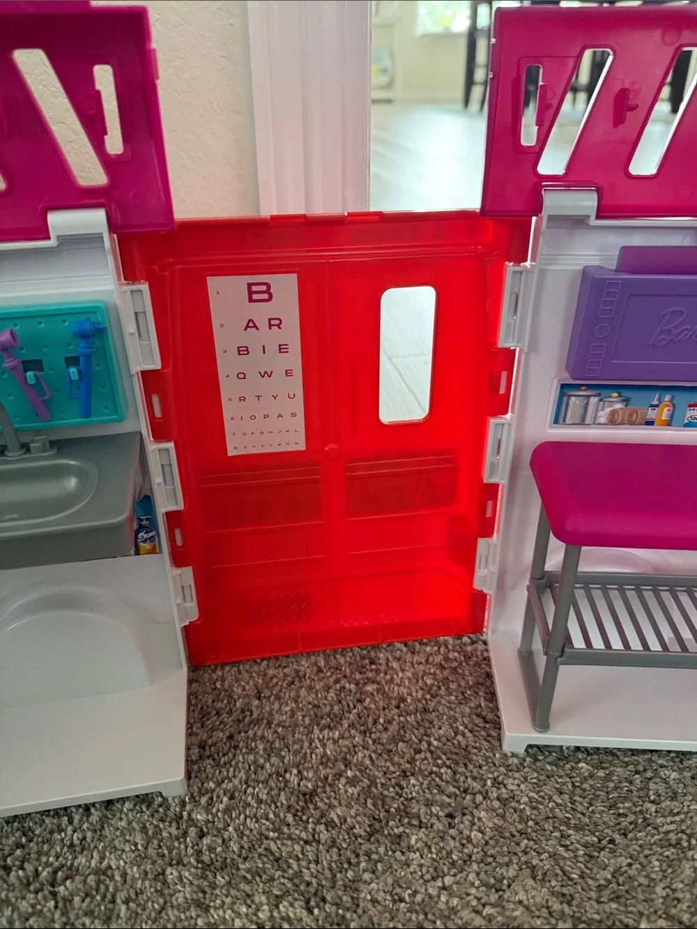 Mattel Barbie Transforming Ambulance and Care Clinic Playset model HKT79